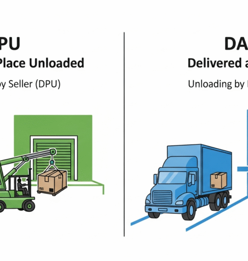DPU Incoterm 2020 unloading