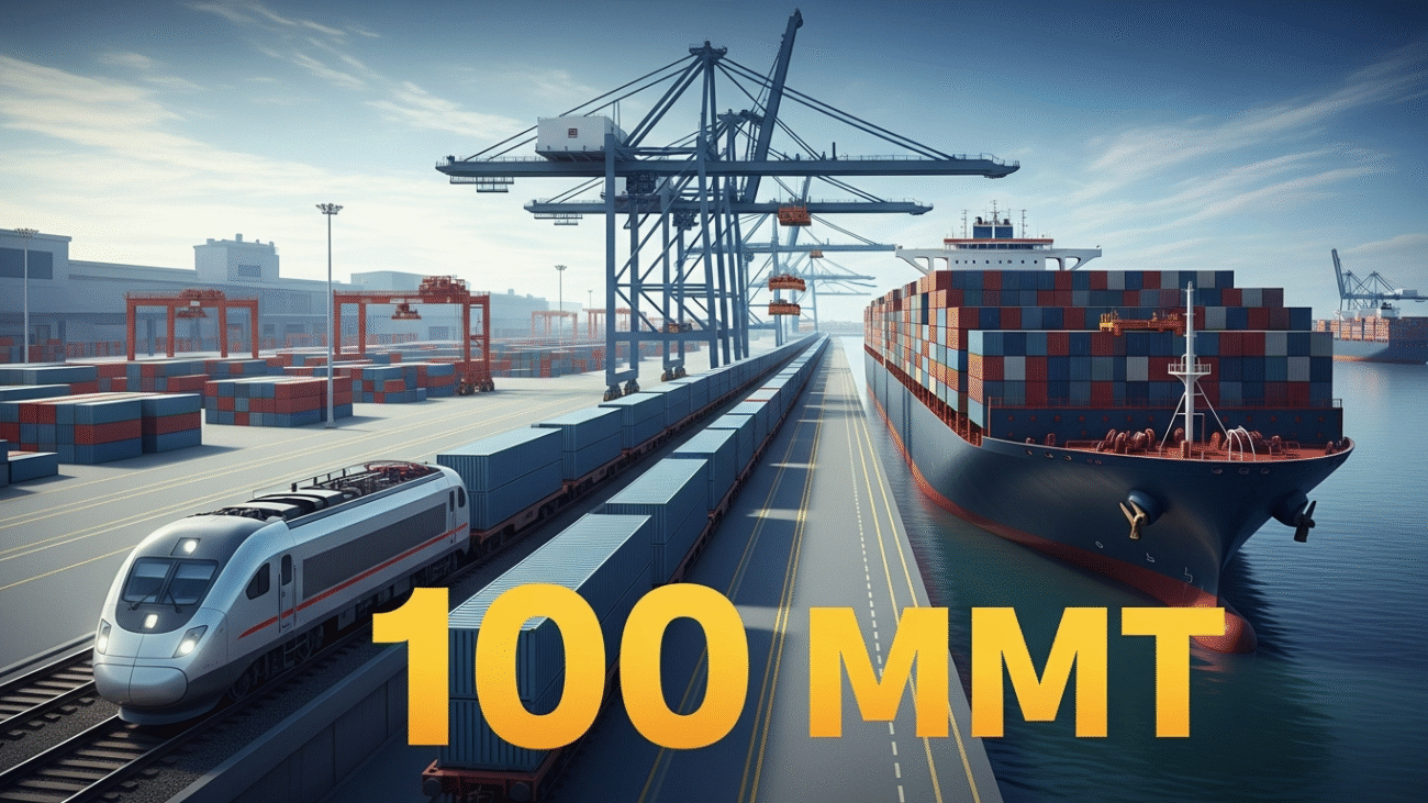 Gujarat Port $\text{100}$ MMT