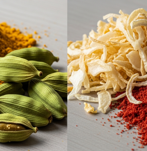 Premium Indian Spices and Dehydrated Vegetables